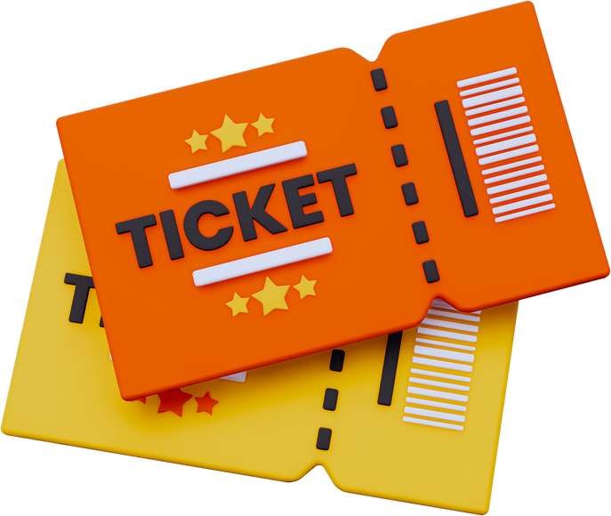 Ticket 3D Icon