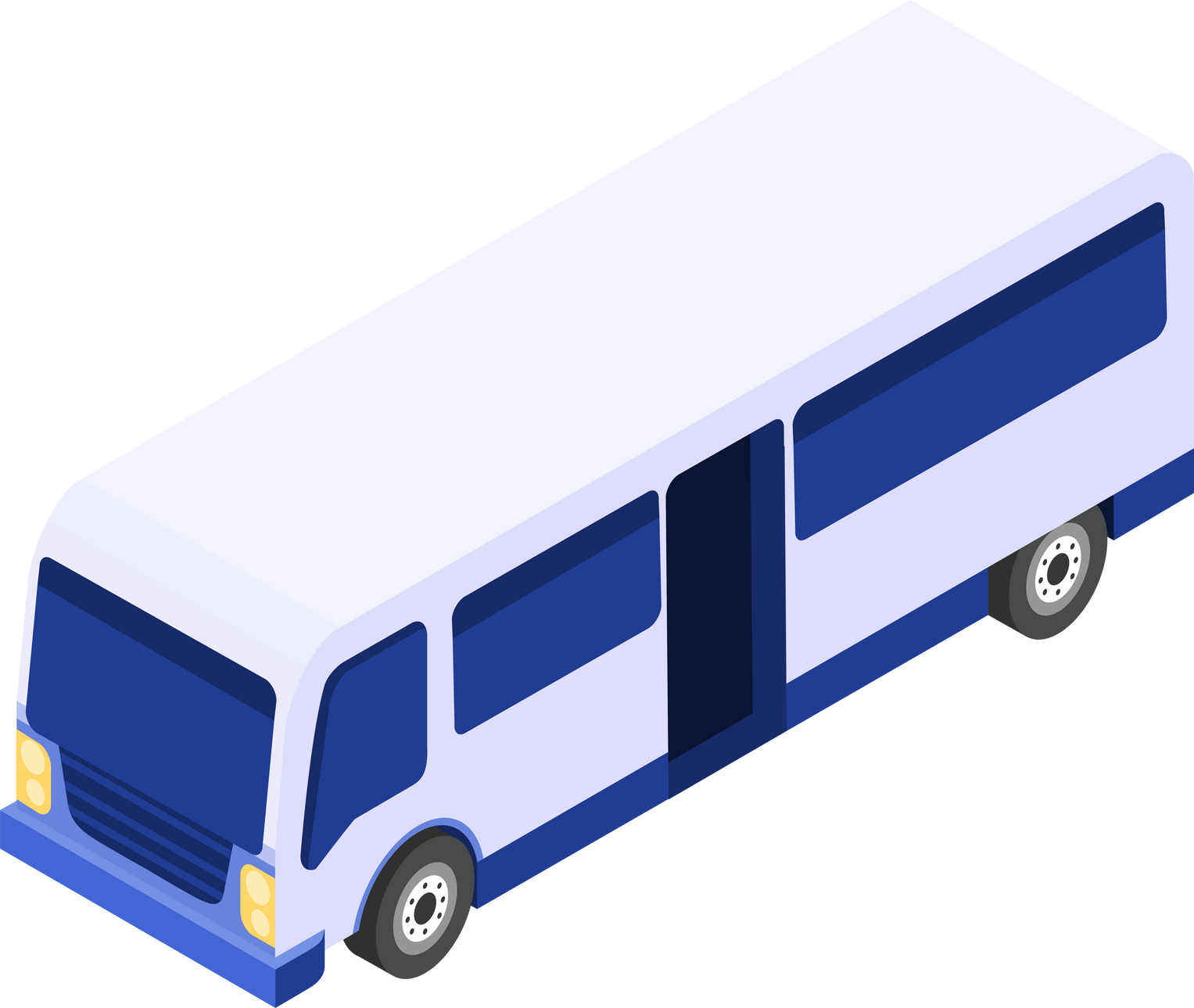 3D Bus Illustration